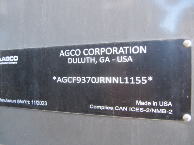 2024 Fendt RG937 Sprayer/High Clearance