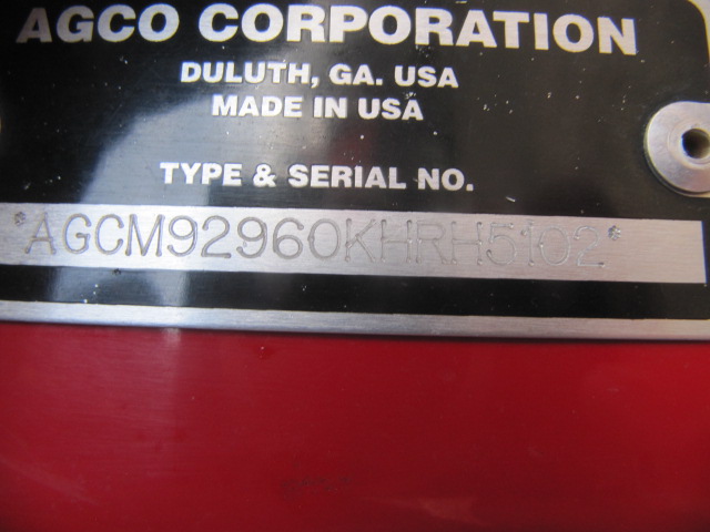 2018 Massey Ferguson MF9296 Windrower Disc Header