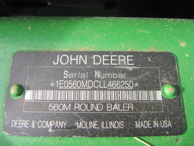 2020 John Deere 560M Baler/Round