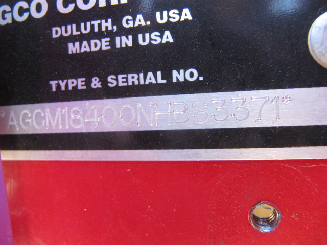 2022 Massey Ferguson 1840 Baler/Square