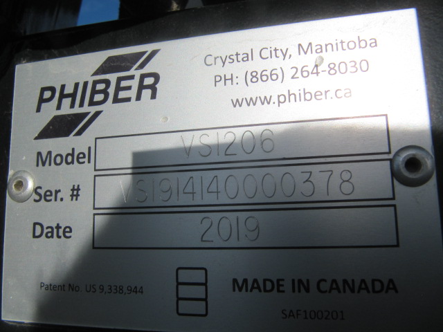 2019 Phiber VS1206 Bale Accumulator