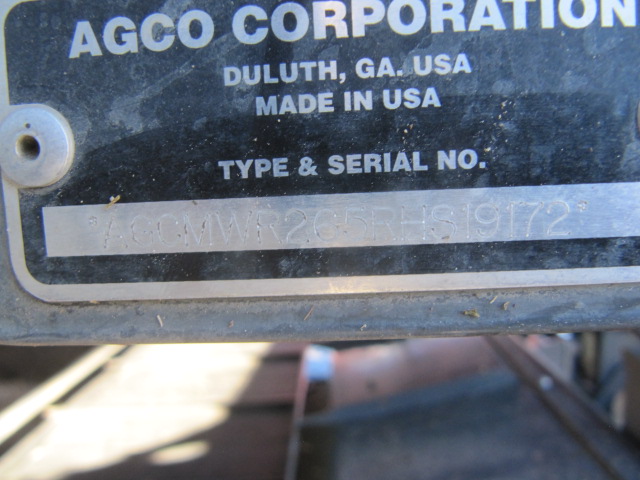 2024 Massey Ferguson WR265 Windrower