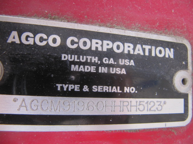 2017 Massey Ferguson WR9870 Windrower