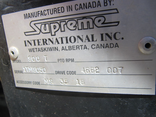 2010 Supreme 900T TMR Mixer