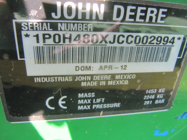 2013 John Deere 7230R Tractor