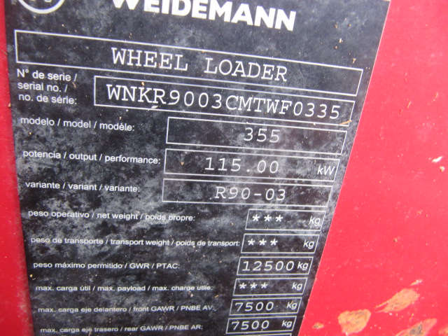 2023 Wacker Neuson 9580T Wheel Loader