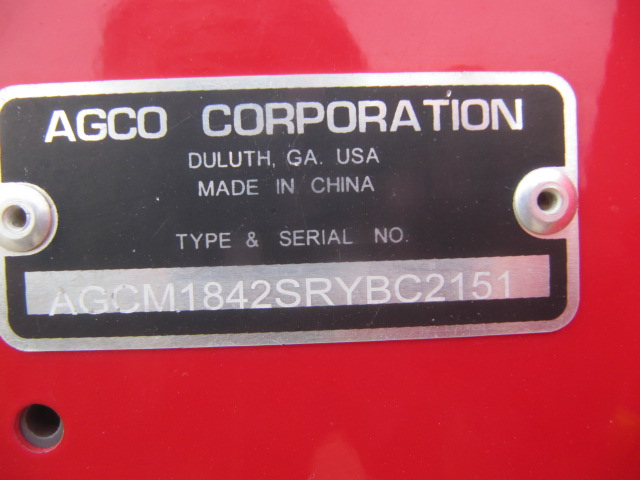 2024 Massey Ferguson 1842S Baler/Square