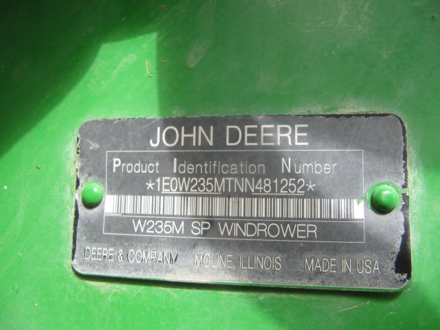 2023 John Deere W235M Windrower