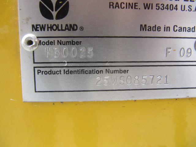 2007 New Holland HB0025 Windrower Draper Header