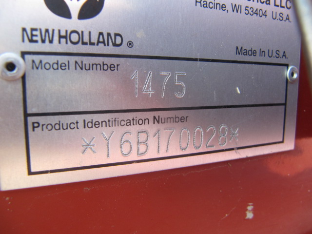 2006 New Holland 1475 Mower Conditioner