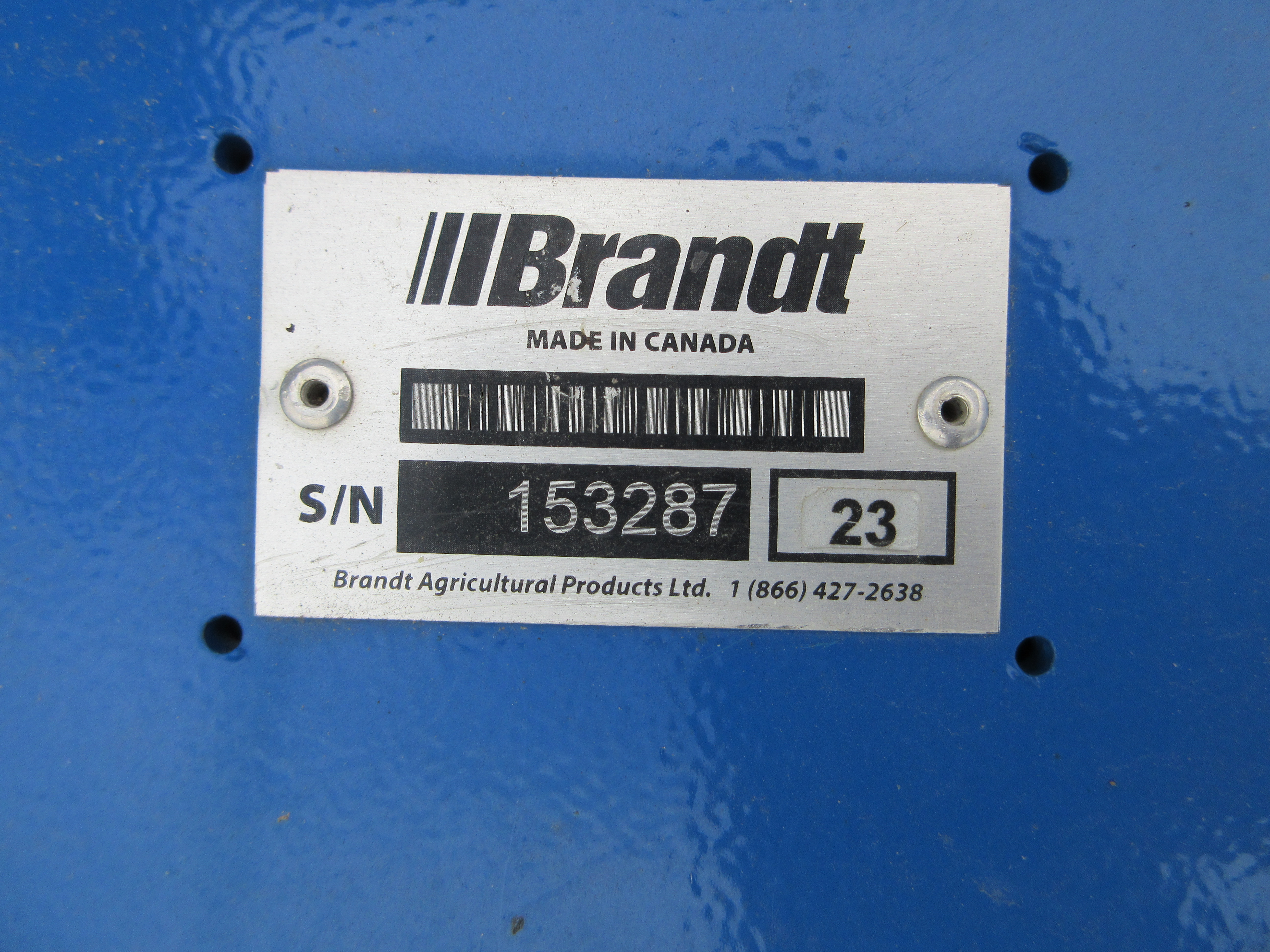2023 Brandt 15100A Belt Conveyor