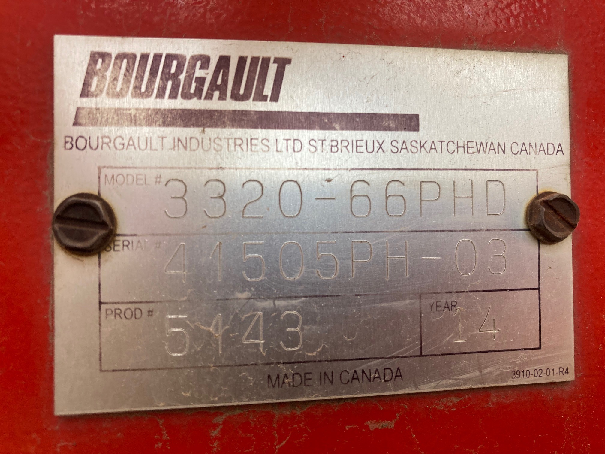2014 Bourgault 3320-60 Air Drill