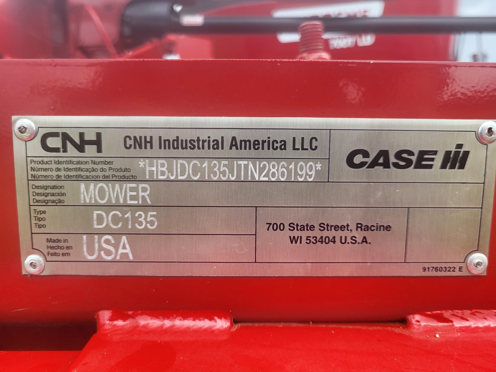 2026 Case IH DC135 Mower Conditioner