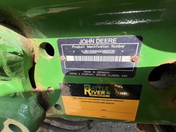 2016 John Deere 6155M Tractor