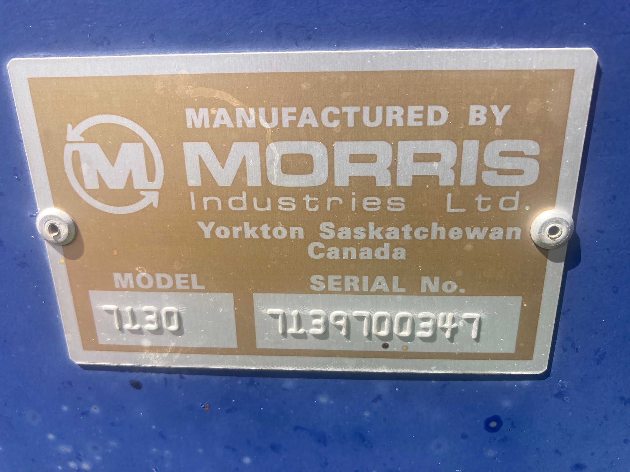1997 Morris 7130 Air Seeder