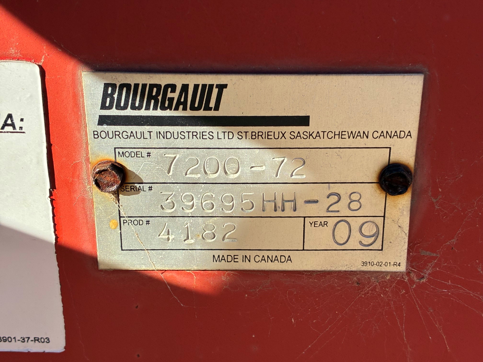 2009 Bourgault 7200-72 Harrow