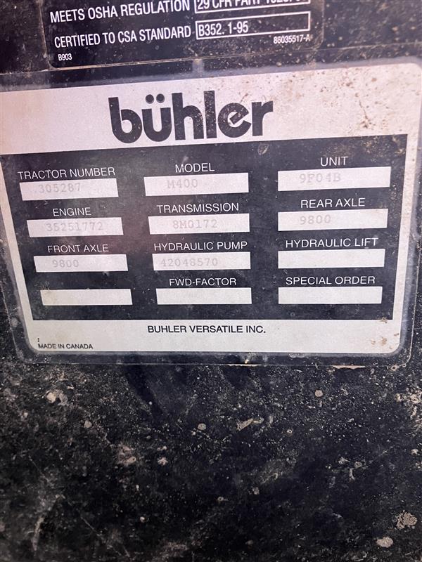 Versatile 400 Tractor