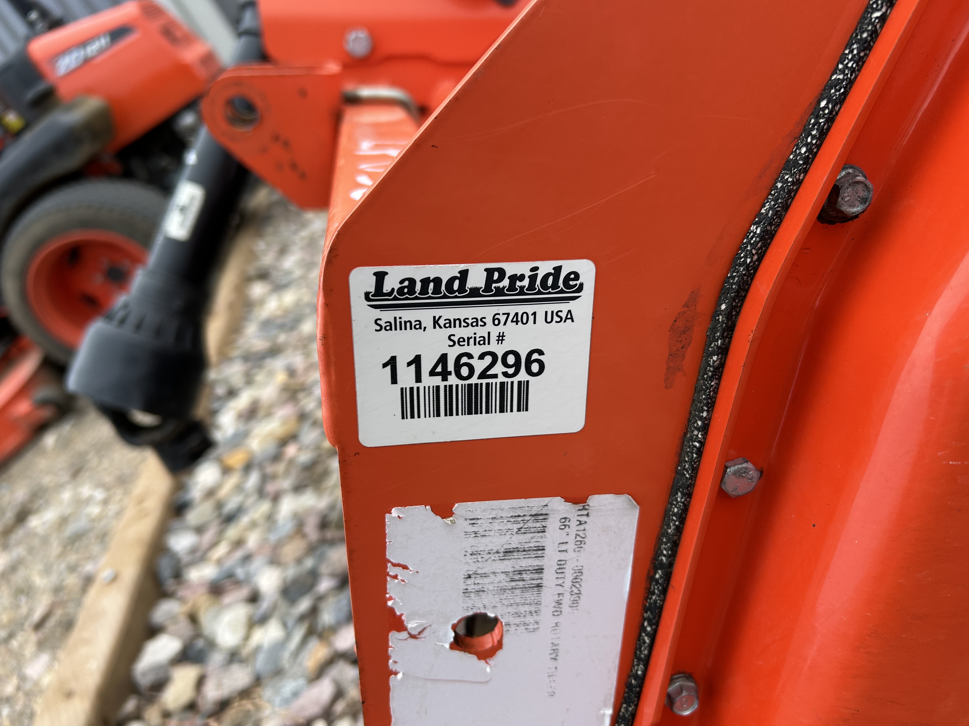 2020 Land Pride RTA1266 Rotary Tiller