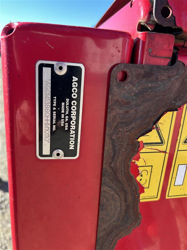 2017 Massey Ferguson 1386 Mower Conditioner