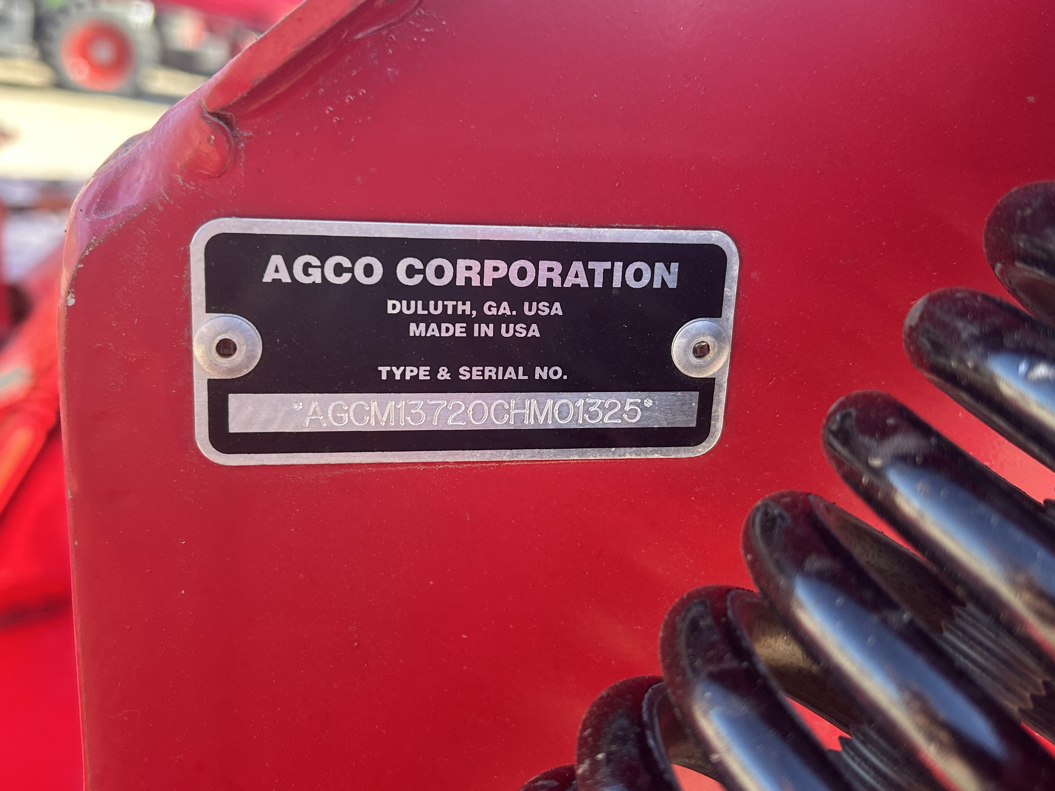 2012 Massey Ferguson MF1372 Mower/Disc