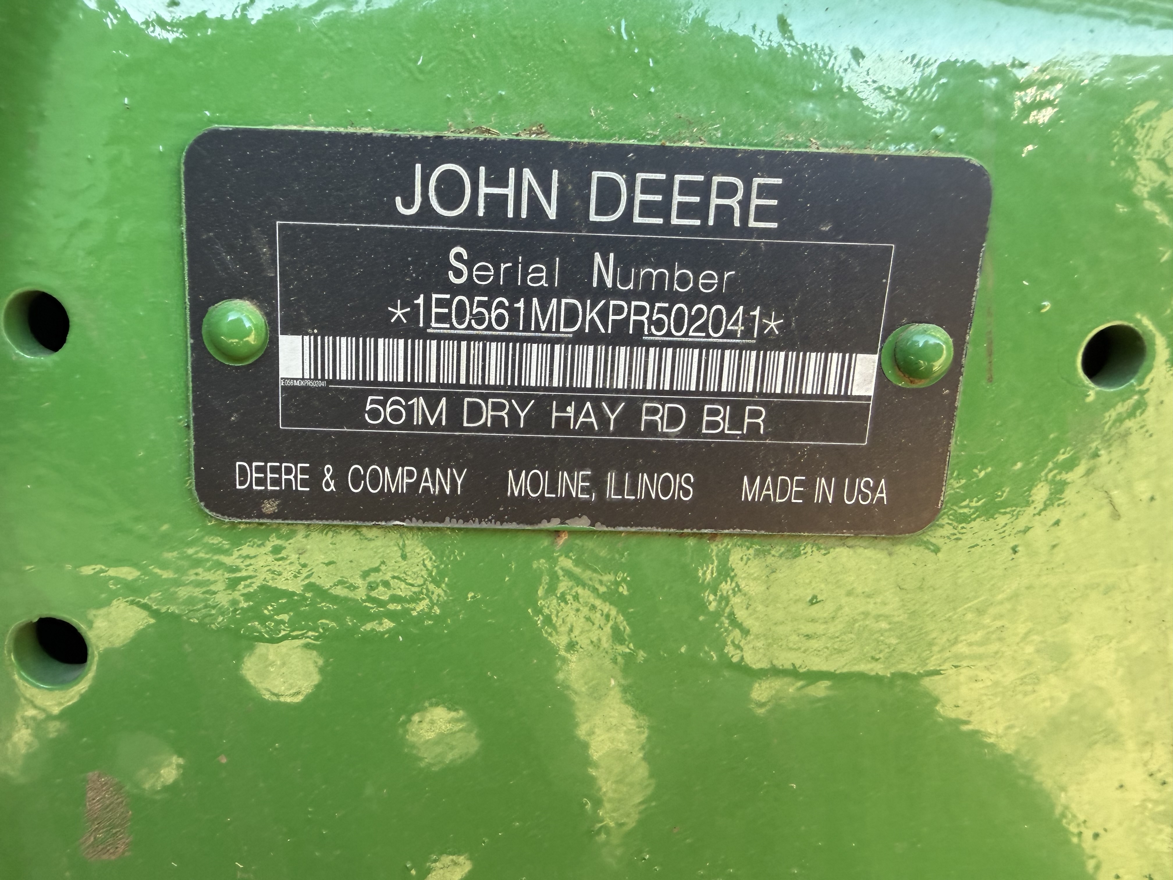 2024 John Deere 561M Baler/Round