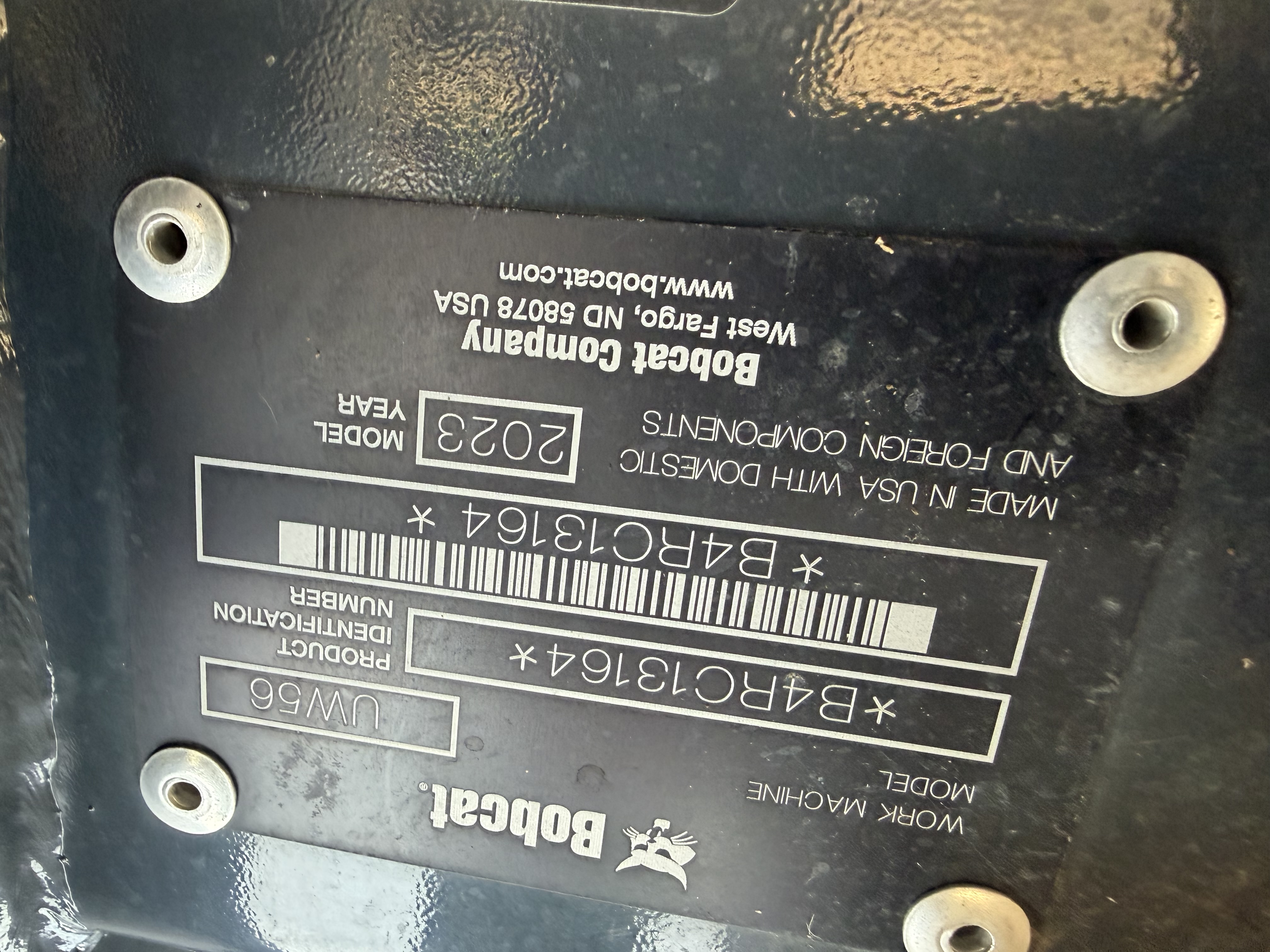 2023 Bobcat UW56 Side by Side