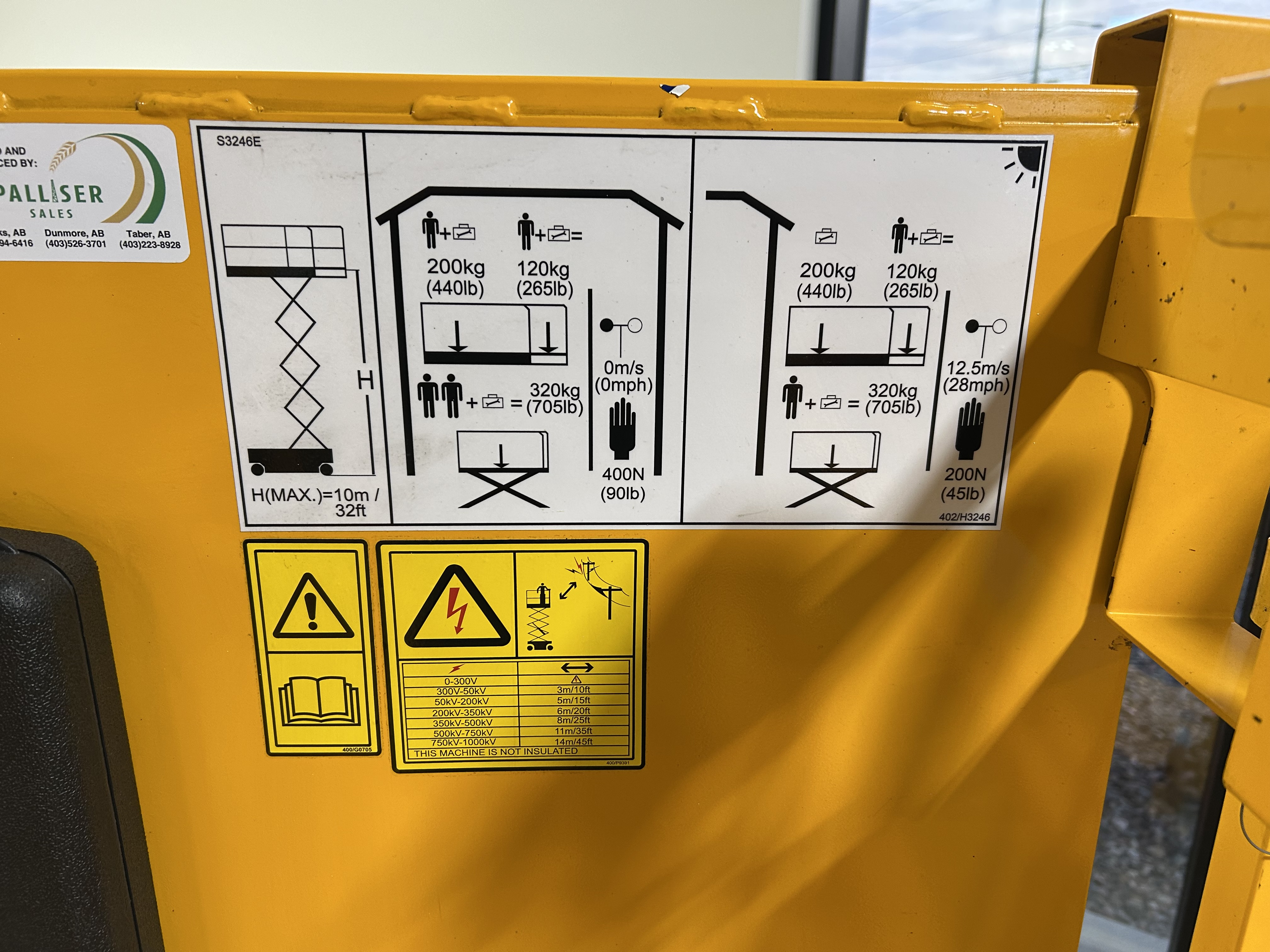 2023 JCB S3246E Scissor Lift