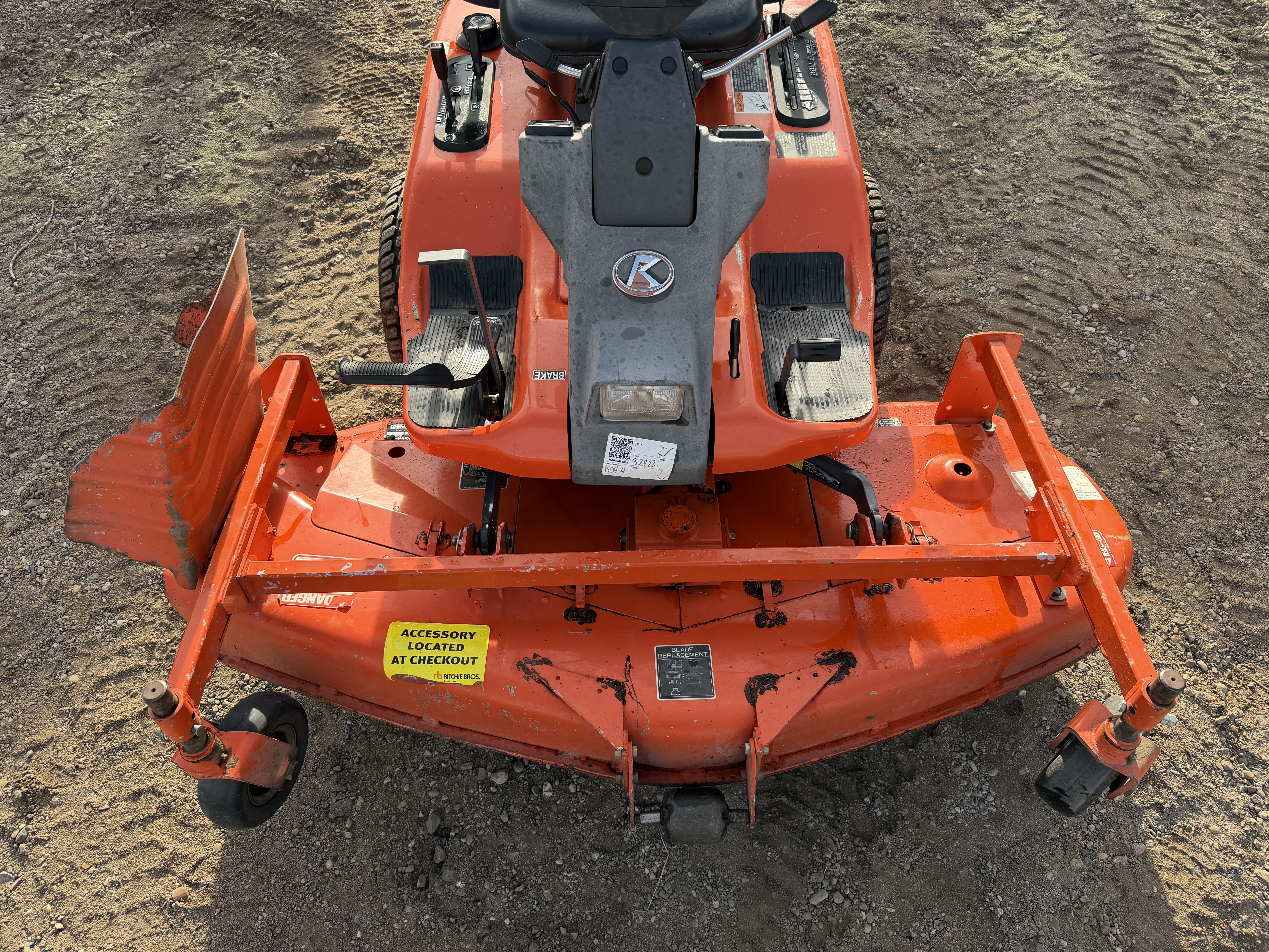 2011 Kubota GF1800 Mower/Front Deck