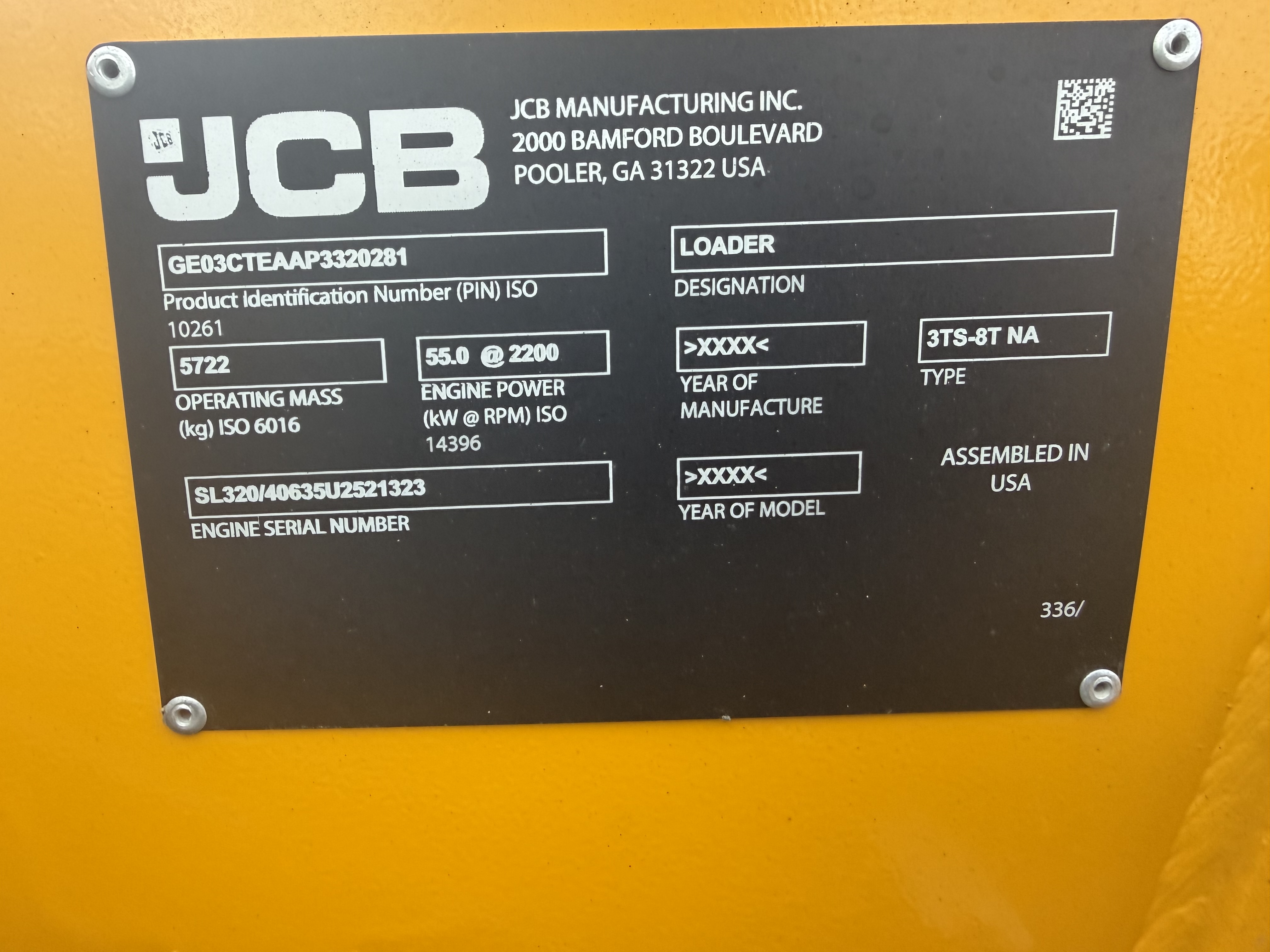 2023 JCB 3TS-8T Compact Track Loader