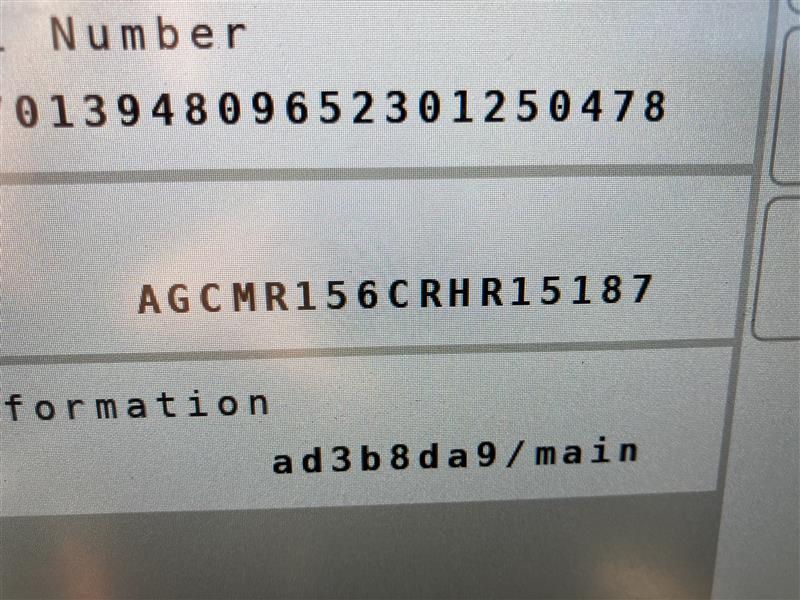 Massey Ferguson RB156 Baler/Round