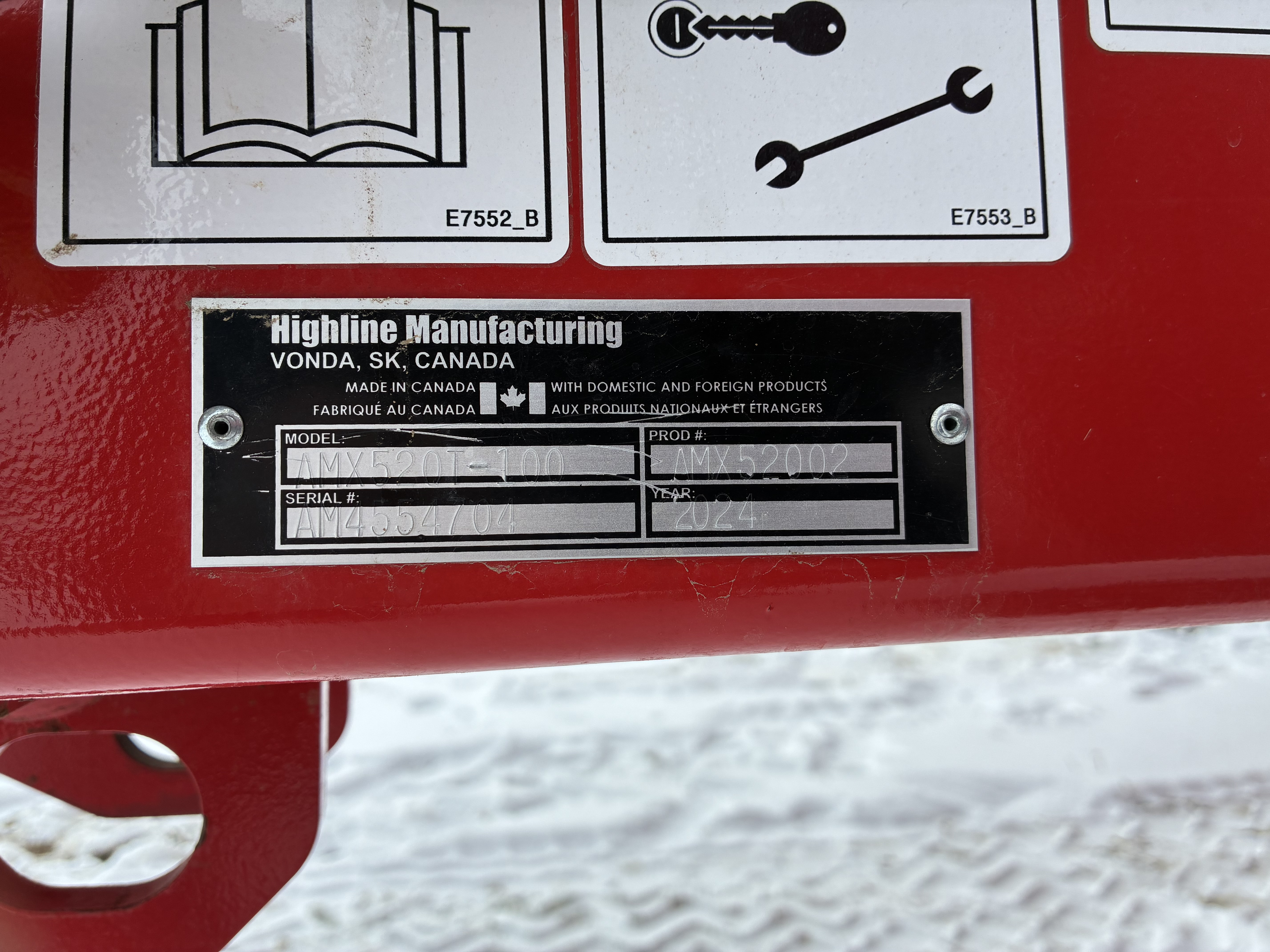 2024 Highline AMX520T-100 Vertical Feed Mixer