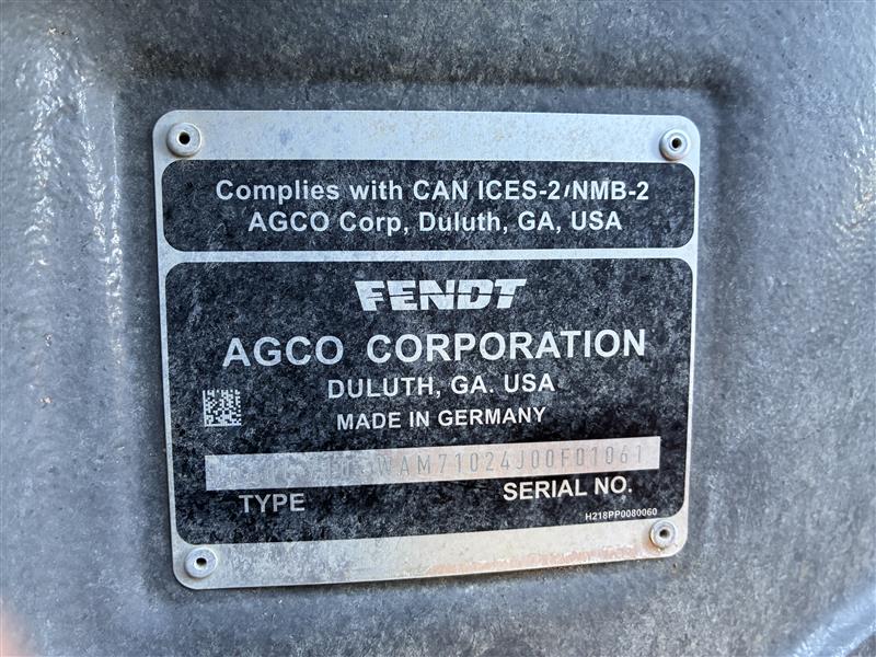 2023 Fendt 728 Gen7 Tractor