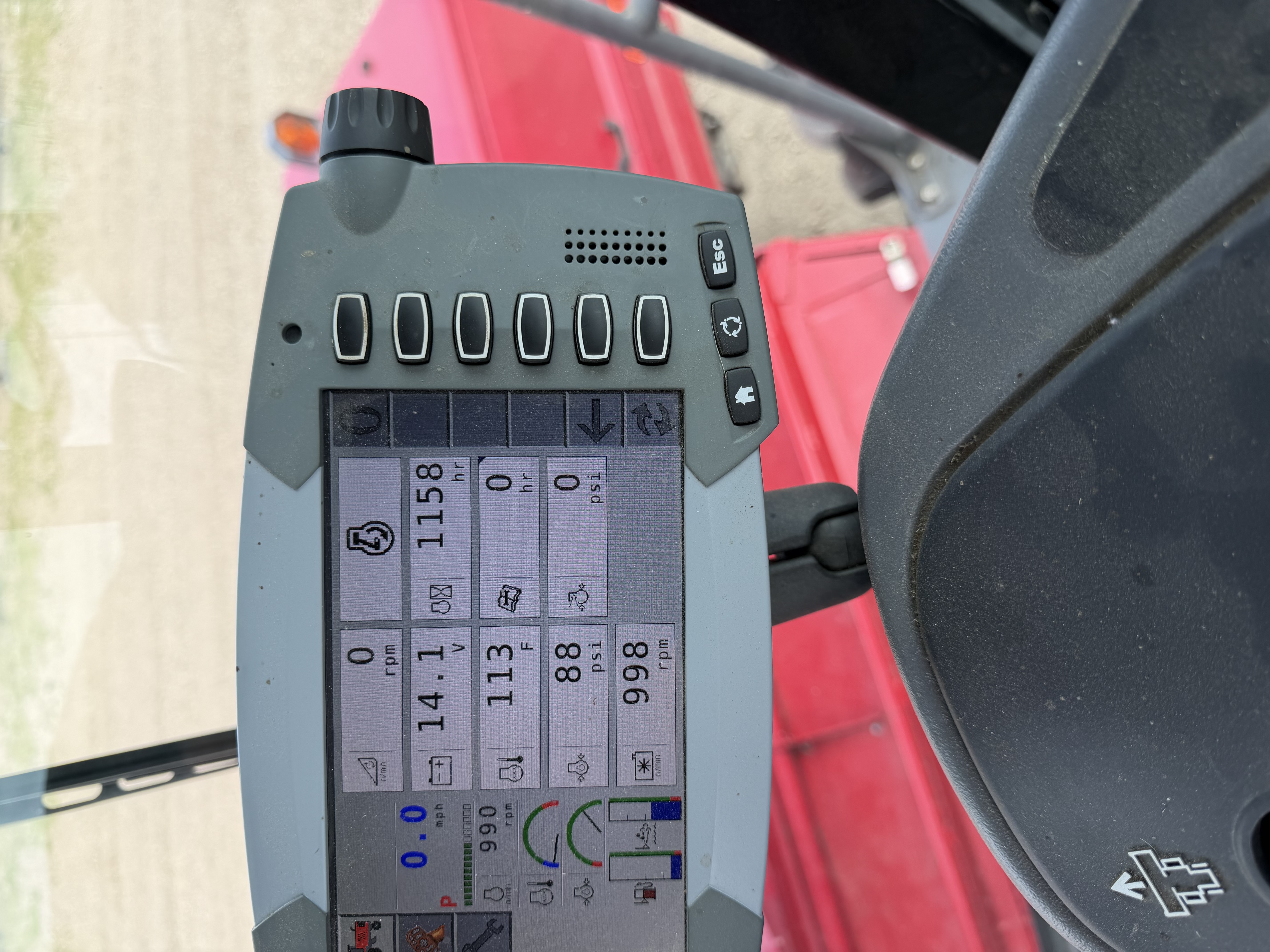 2015 Massey Ferguson WR9870 Windrower