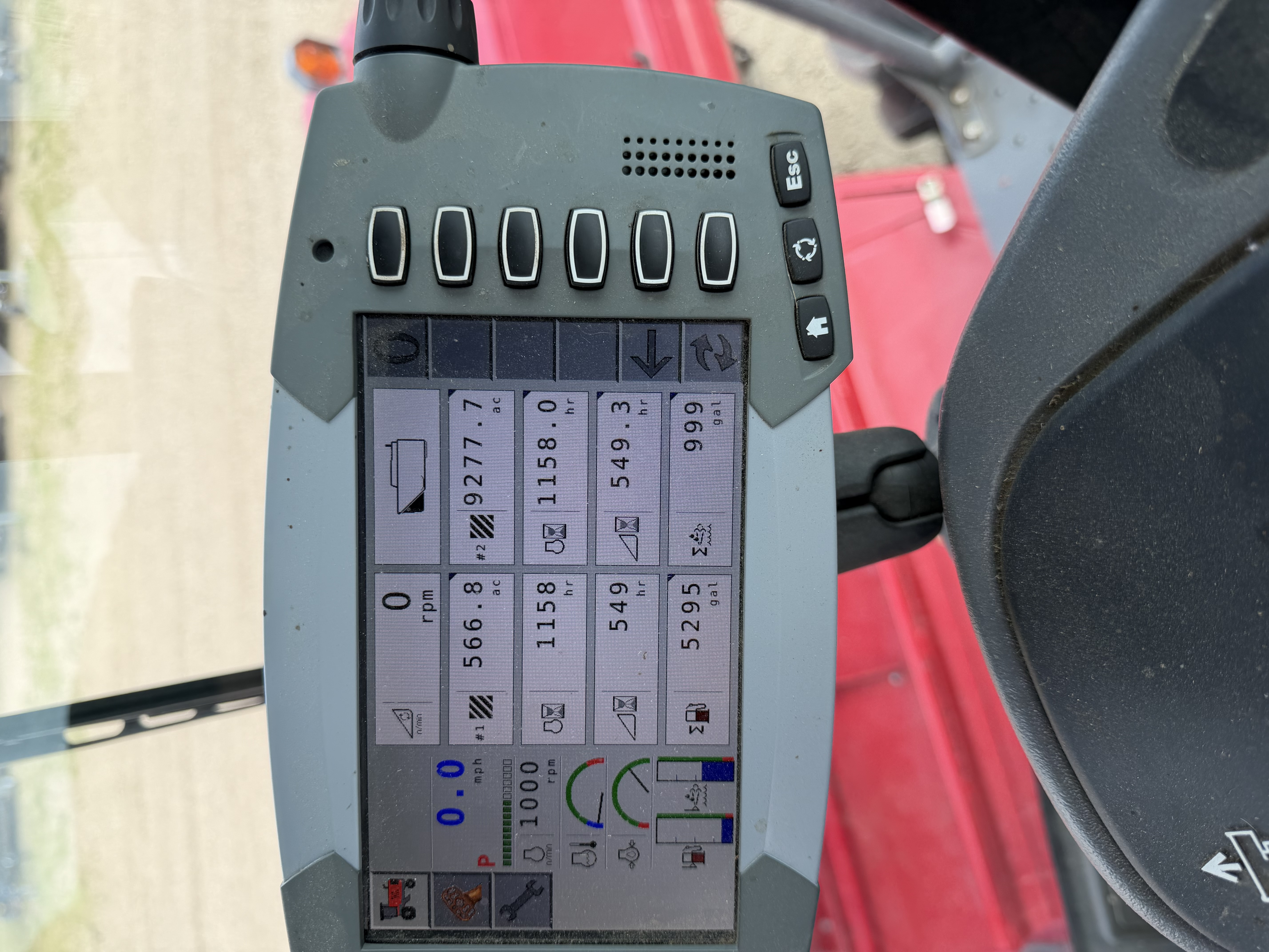 2015 Massey Ferguson WR9870 Windrower