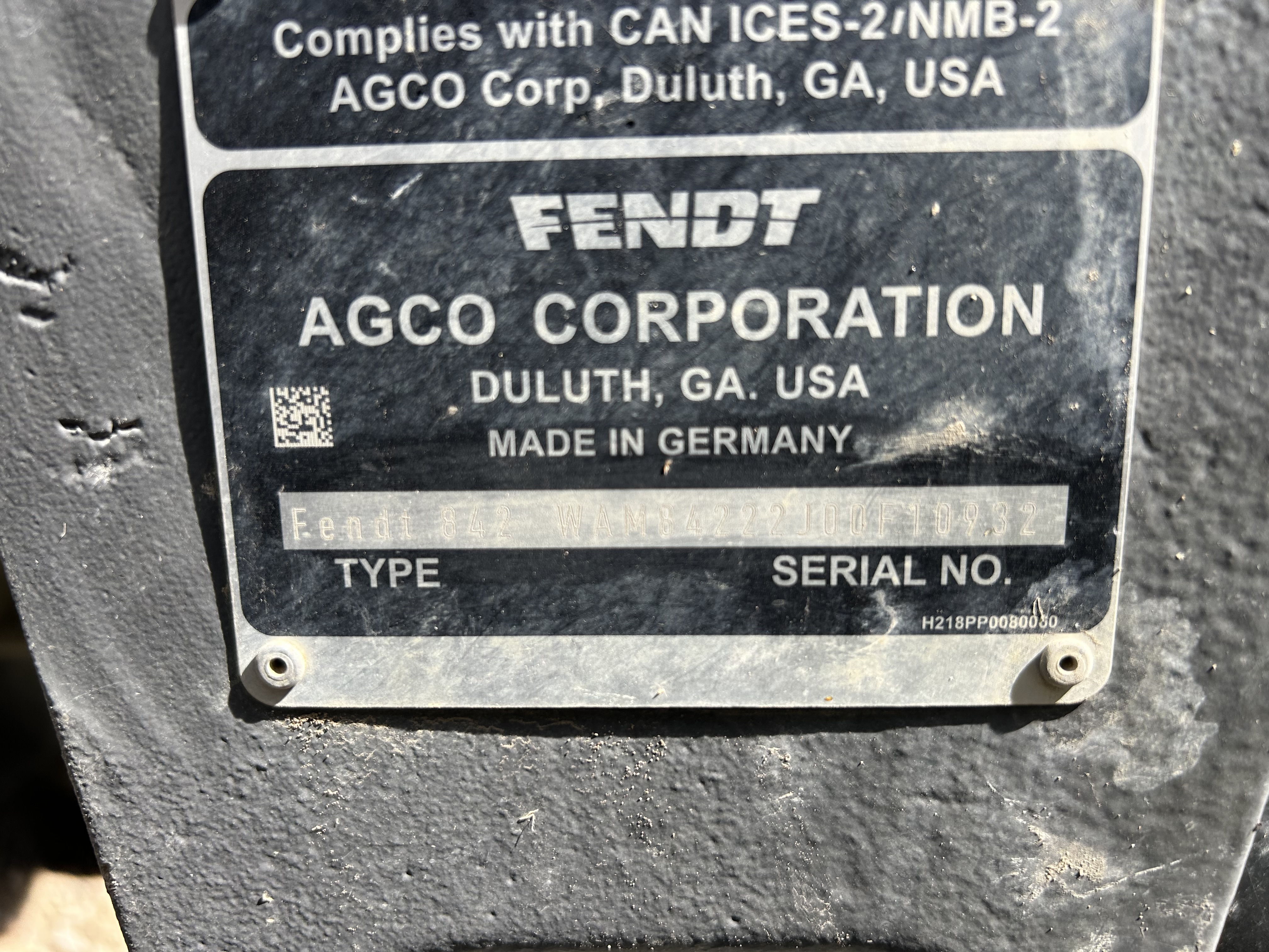 2023 Fendt 828S4 Tractor