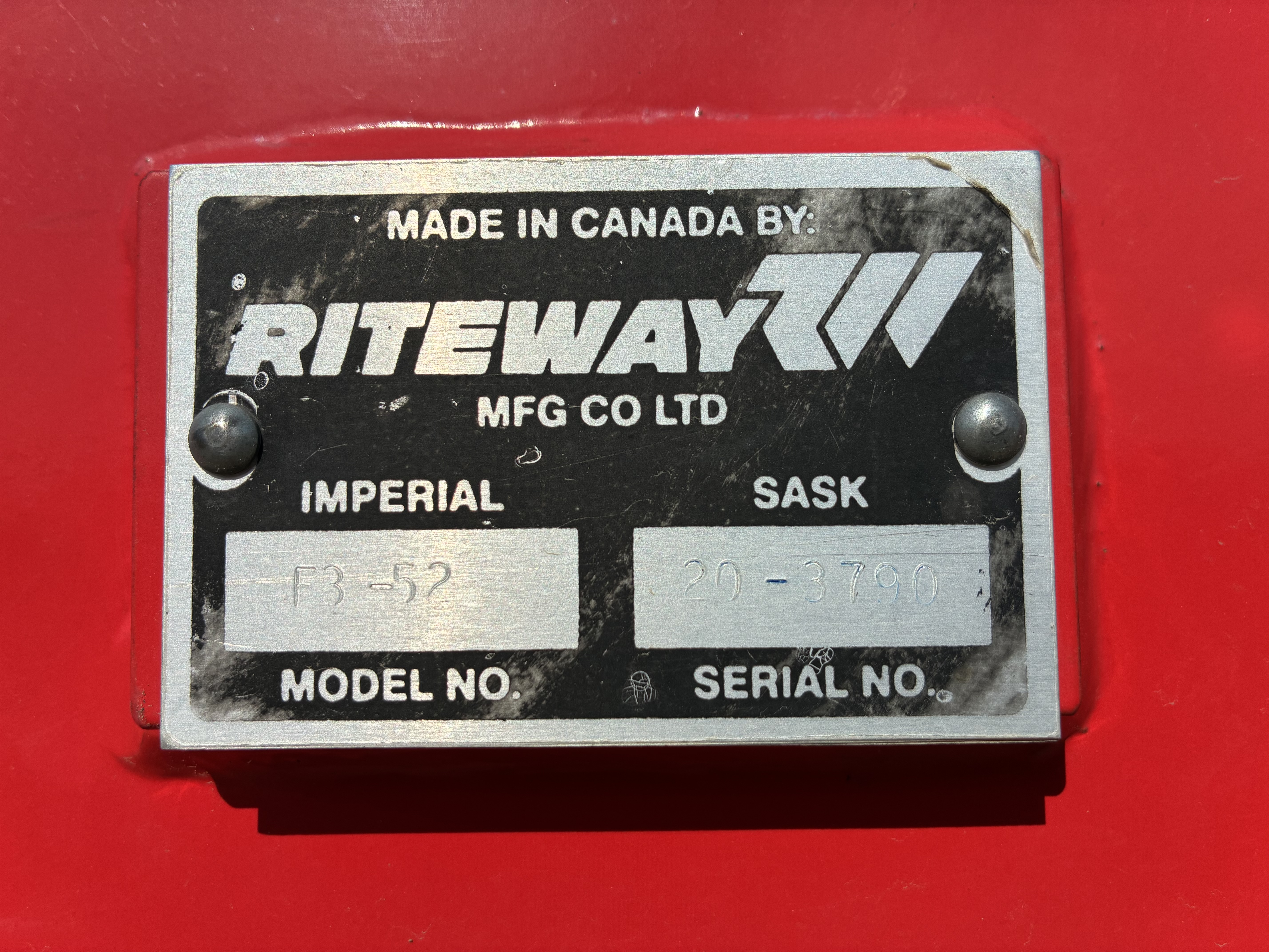 2020 Riteway F3-52 Land Roller