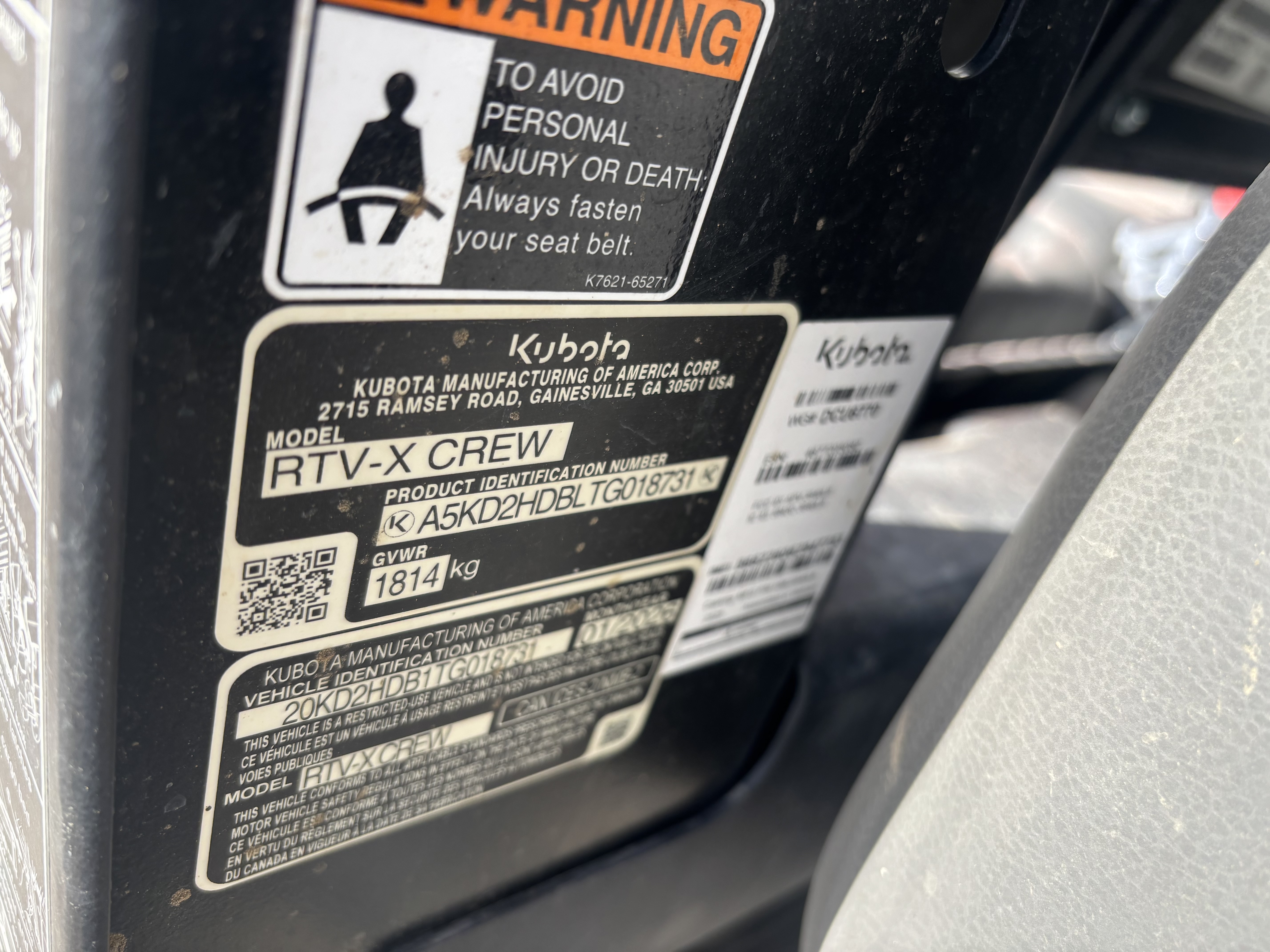 2026 Kubota RTV-X4 RTV