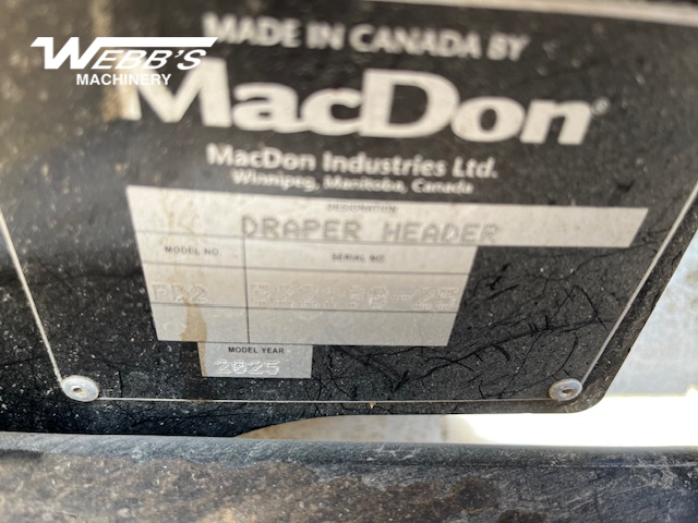 2025 MacDon FD245 Header Combine
