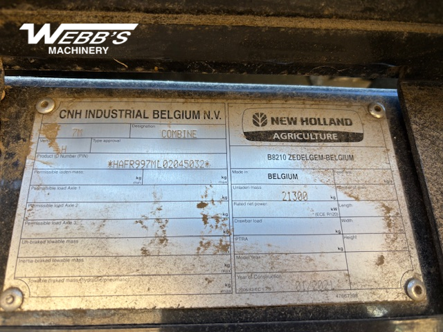 2021 New Holland CR9.90Z Combine