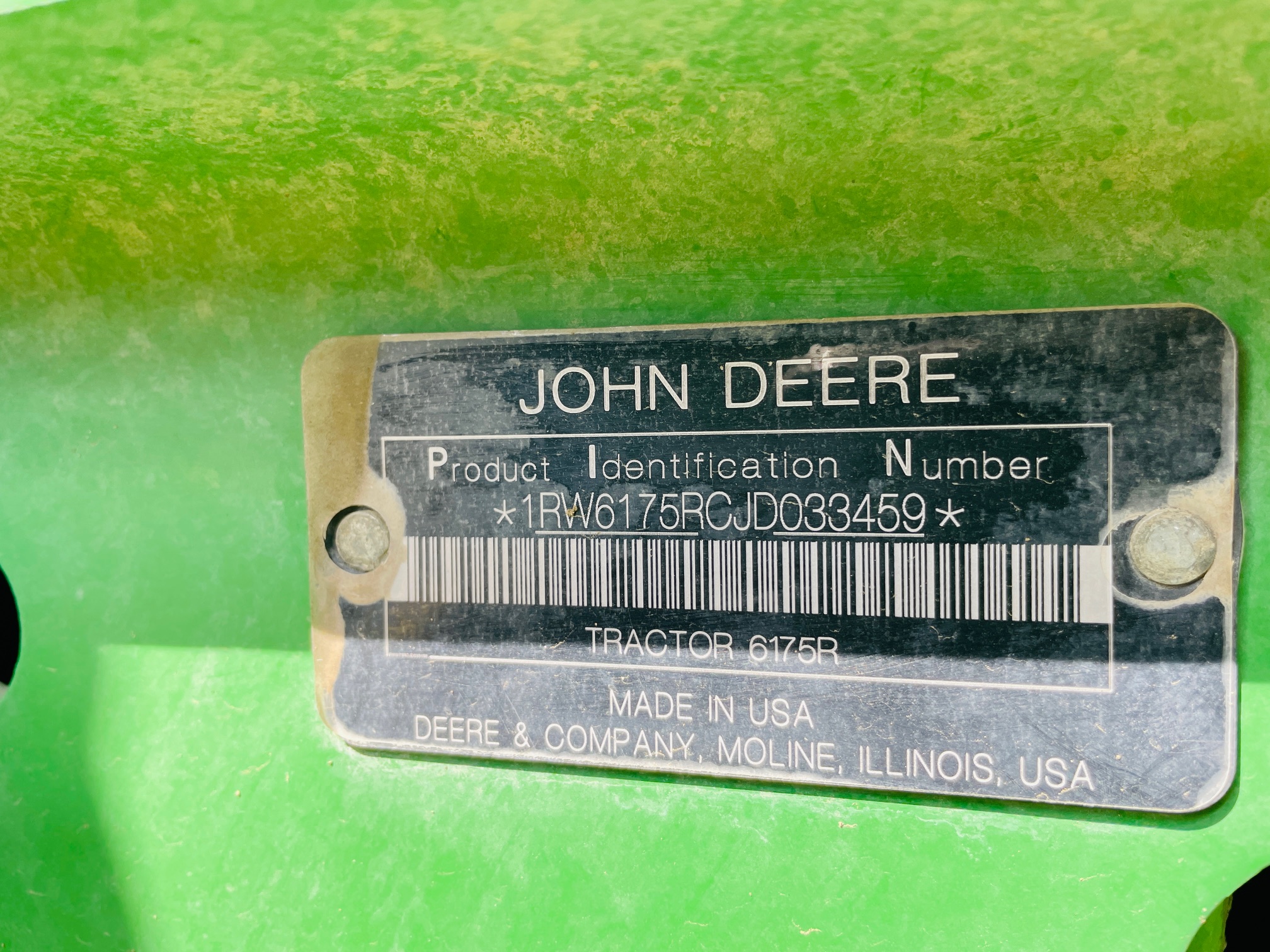 2019 John Deere 6175R Tractor