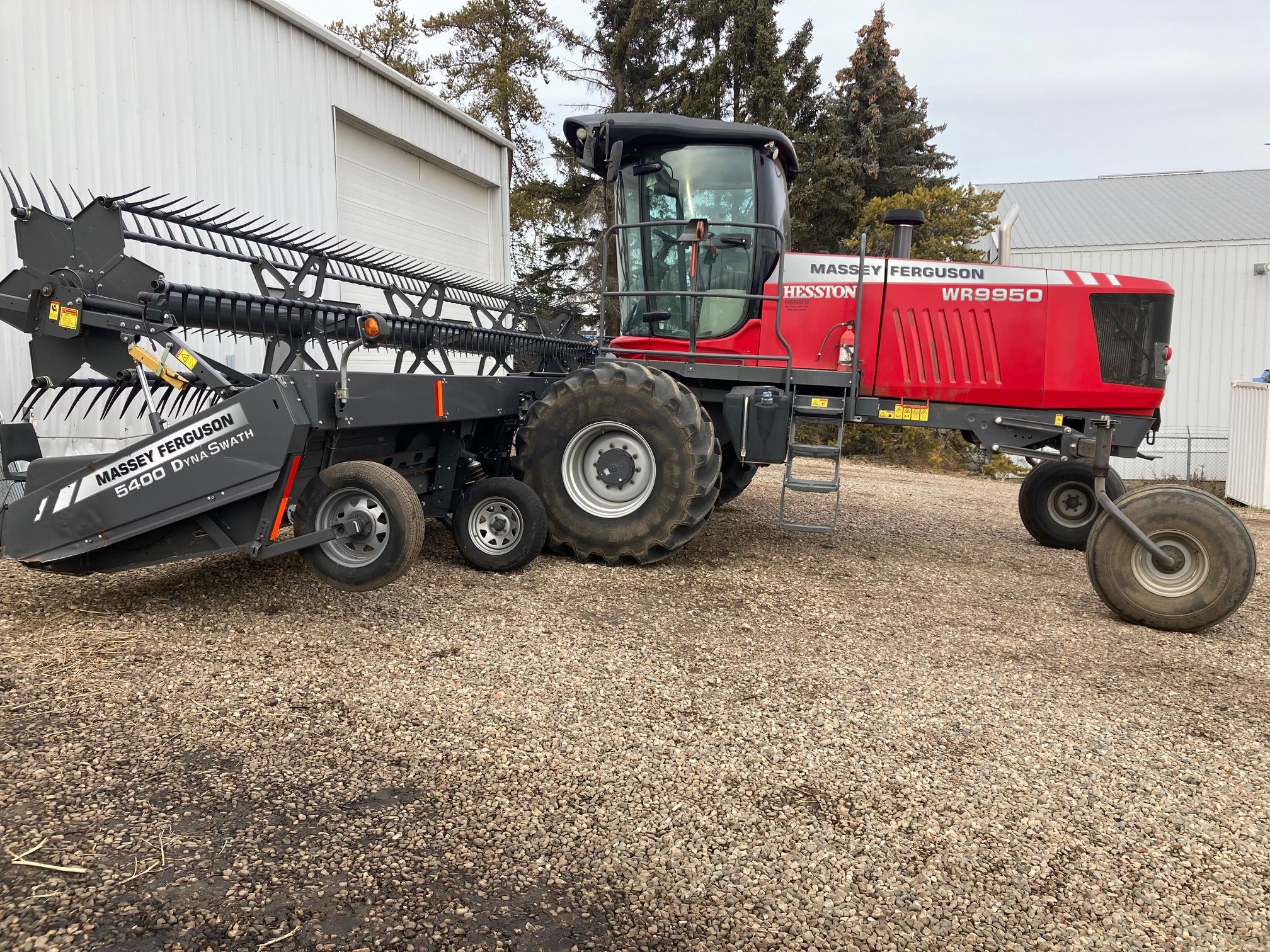 2018 Massey Ferguson WR9950 Swather