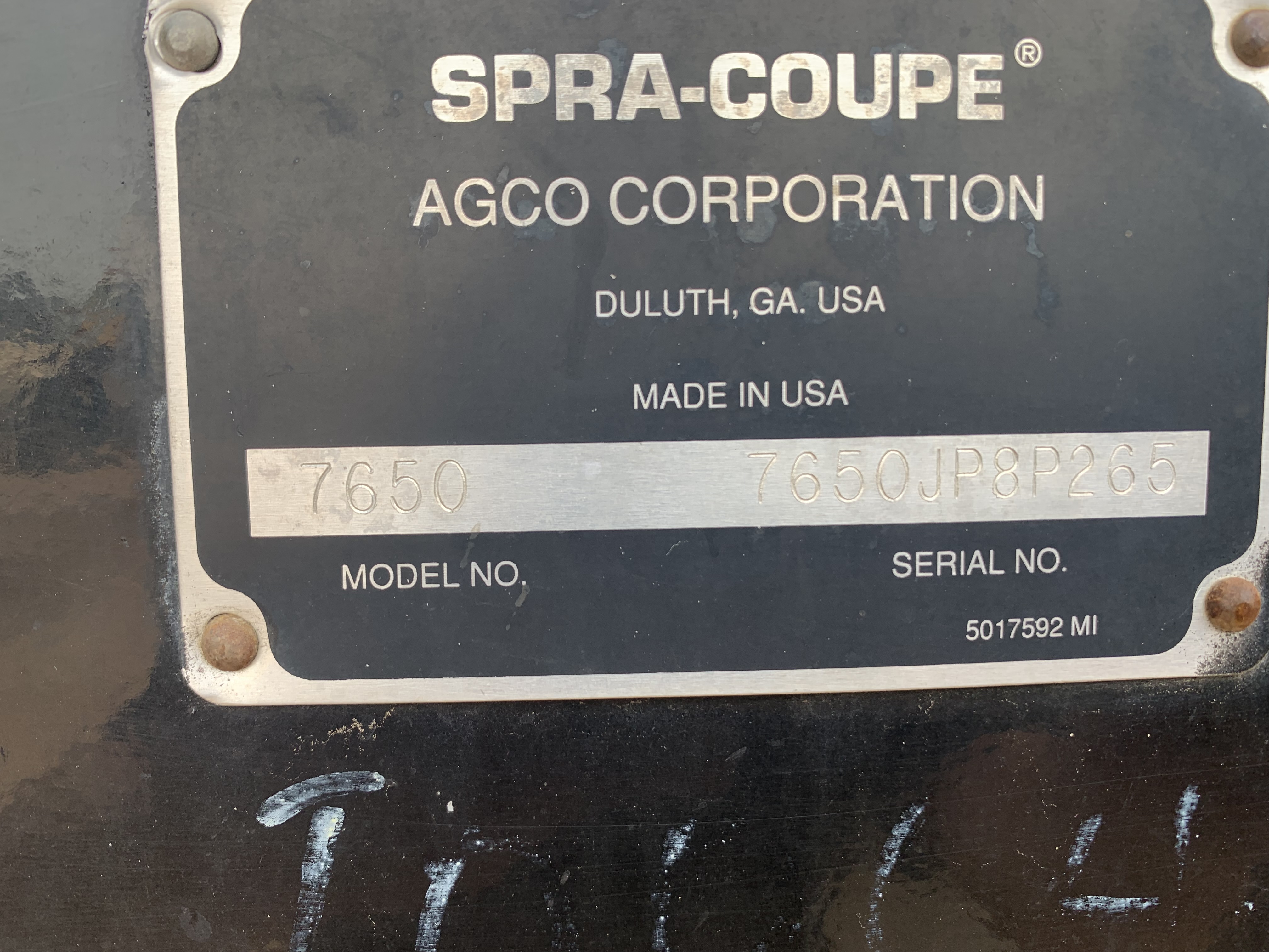 2005 Spra-Coupe 7650 Sprayer/High Clearance