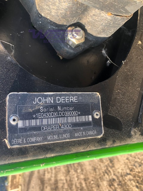 2013 John Deere W110 Windrower