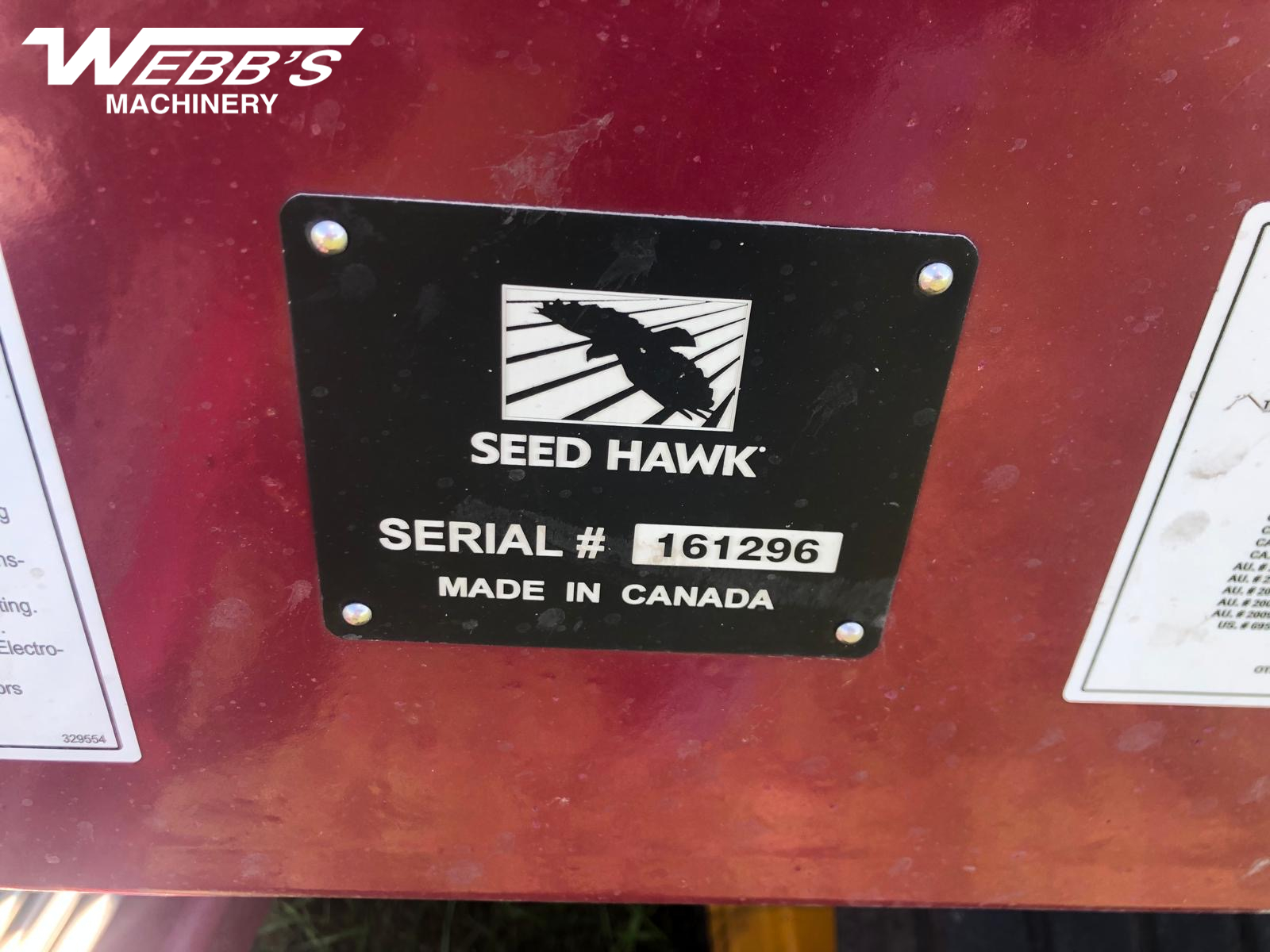 2016 Seed Hawk 6012/660TBT Air Drill