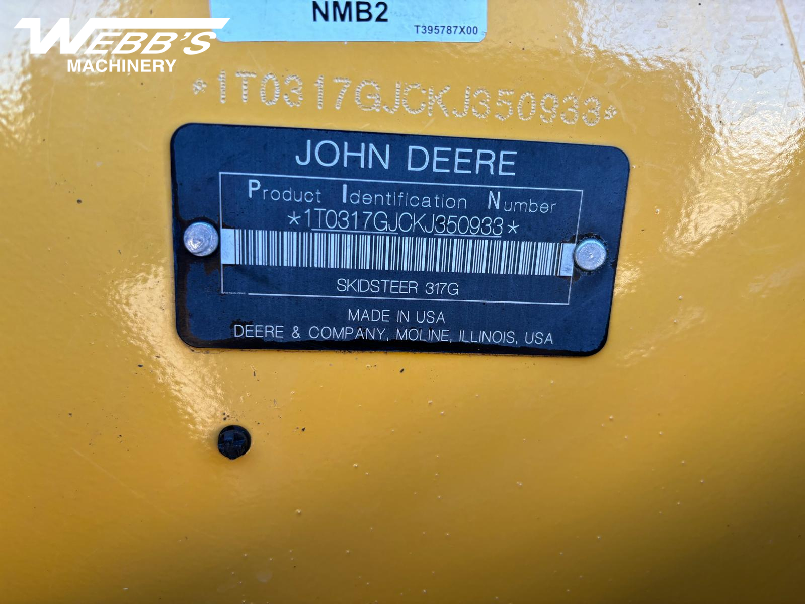 2019 John Deere 317G Compact Track Loader