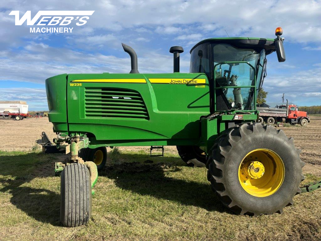 2018 John Deere W235R Windrower