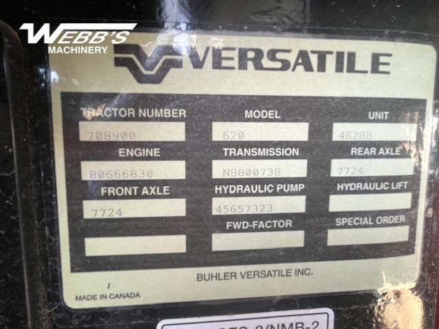 2024 Versatile 620 Tractor