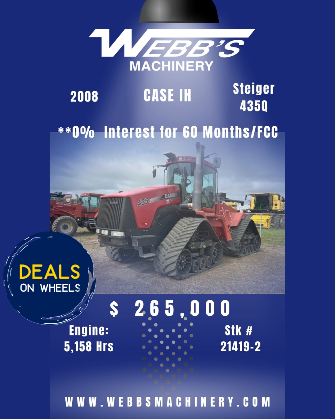 2008 Case IH Steiger 435 Quadtrac Tractor