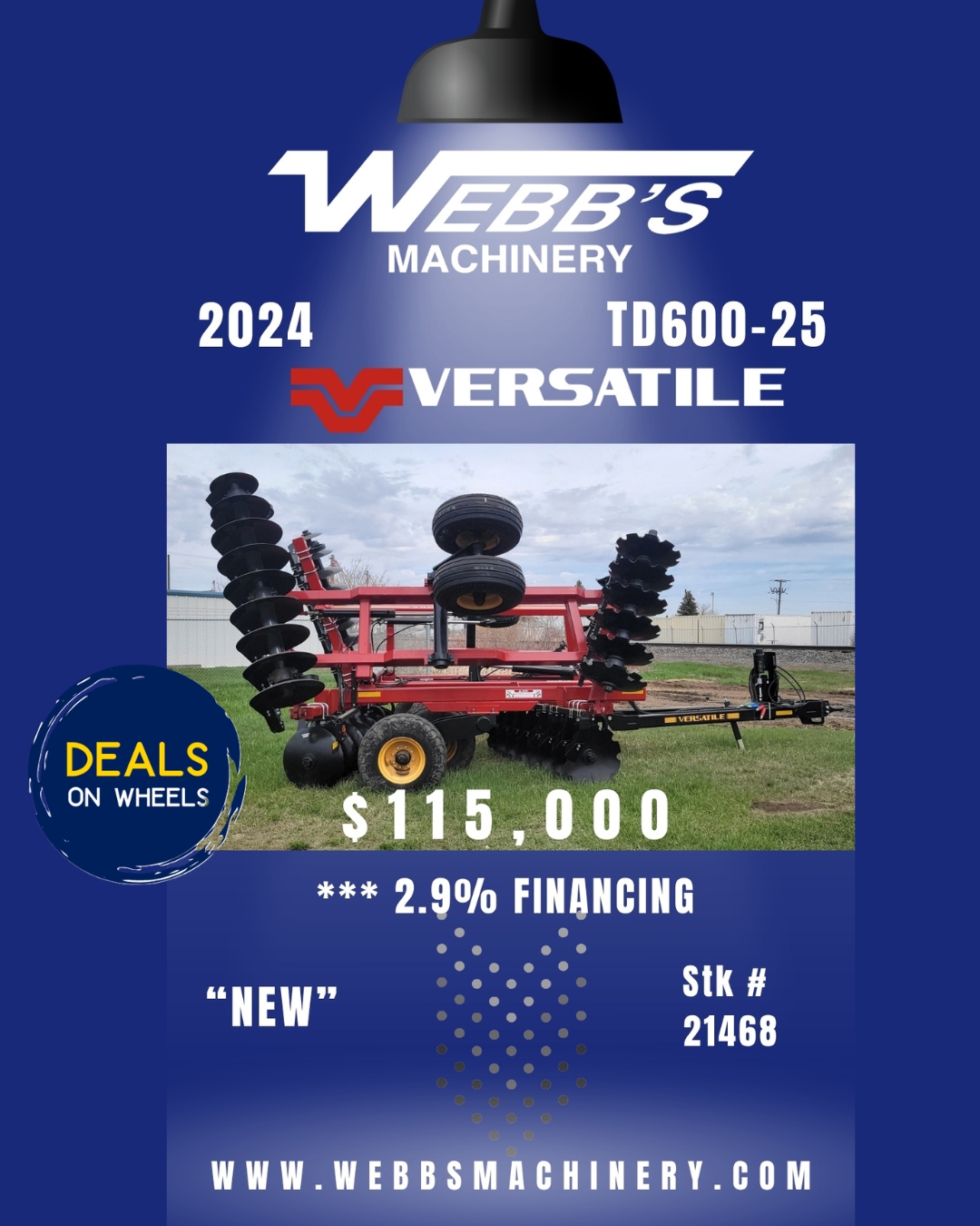 2024 Versatile TD600-25 Disk Tandem