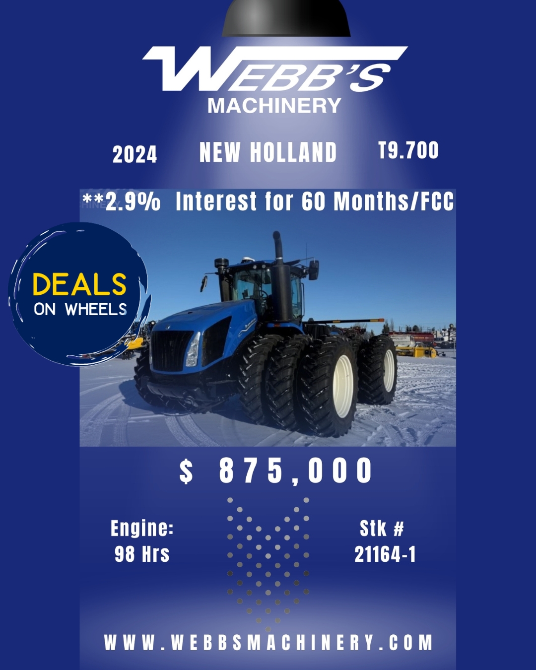 2024 New Holland T9.700 PLMi Tractor